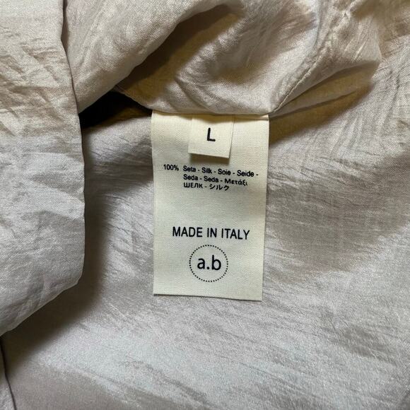 Apuntob 100% Silk Sleeveless Top Large Made in Italy Minimalist Luxury VGUC - Picture 5 of 6